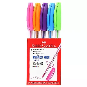 CANETA TRILUX COLORS CARTELA 5 CORES