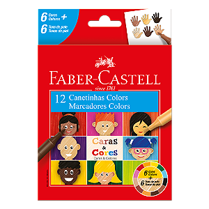 CANETINHA CARAS & CORES - 6+6