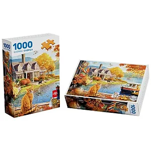Quebra-cabeca 1000 pecas Chegada Do Outono