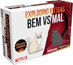 Exploding Kittens Bem vs Mal