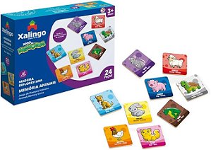 JOGO DA MEMORIA ANIMAIS 24PCS. UNIDADE 5076-5 - XALINGO