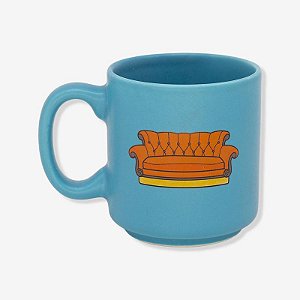 CANECA MINI TINA 100ML FRIENDS SOFA LARANJA  Ean :7908623040195