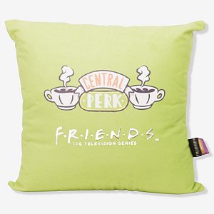 ALMOFADA FIBRA VELUDO 40X40CM CENTRAL PERK VERDE OFF