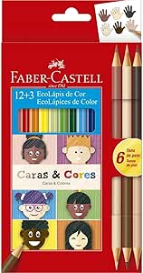 ECOLAPIS 12+3 CARAS & CORES  7891360656319