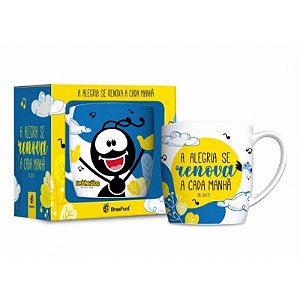 CANECA PORCELANA URBAN 300ML FE1 - SMILINGUIDO A ALEGRIA