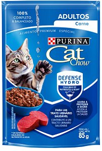 Cat Chow Sachê Adultos Carne 85 Gr
