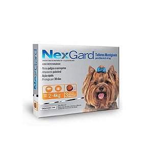 Nexgard 3 Tabletes Caes 02 Á 04 kg 0,5 G
