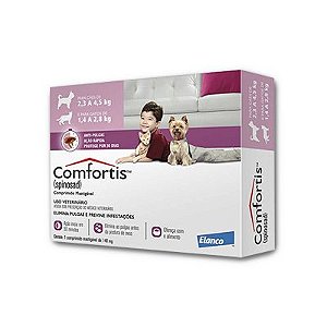 Comfortis Tablete 140 MG (2,3 - 4 Kg) Caixa