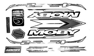 Adesivo Mobilete Moby 2 E 4 Tempos Bikelete