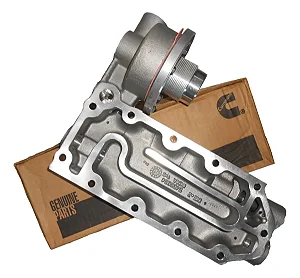 Cabeçote Filtro De Óleo Lubrificante Cummins Isc 8.3l 8.9l