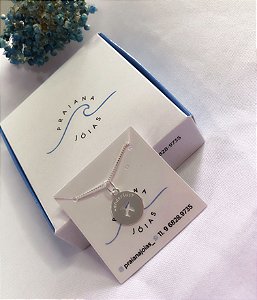 Colar de Prata Avião Desejo de Viajar