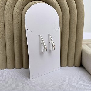 Brinco de Prata Ear Hook Gota