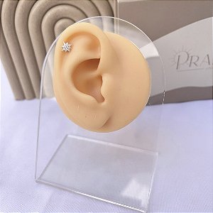 Piercing de Prata Estrela 8 Pontas