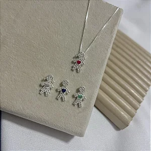Colar Ou Pingente de Prata Filhos