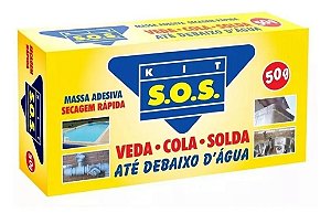 Kit Sos Veda-cola-solda Até Debaixo D'agua 50g