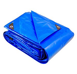 Lona Plástica Cobertura Impermeável Azul 3x3 Guepar