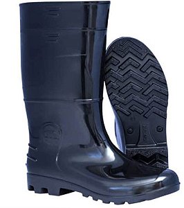 Bota de PVC Cano Longo Preta Safety Boots Kadesh CA 42149