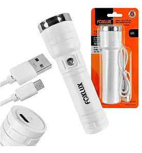 Lanterna de Led Recarregável com 1 Led Foxlux 44.08