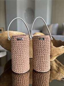 Bag alça e fundo de couro