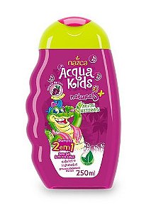 Shampoo Infantil Acqua Kids 250ml 2 em 1 Uva e Aloe Vera