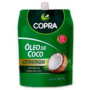 Oleo de Coco Extra virgem Pouch 500Gr Copra