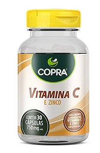 Suplemento alimentar Vitamina C e Zinco Copra C/30 Cápsulas