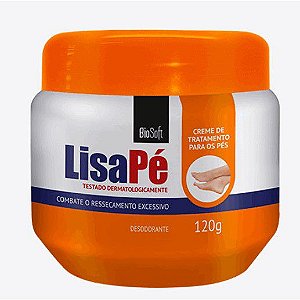Creme Hidratante Para Pés Biosoft 120g Lisa Pé