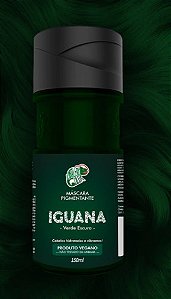 Máscara Pigmentante Kamaleão Color 150ml Iguana Verde Escuro