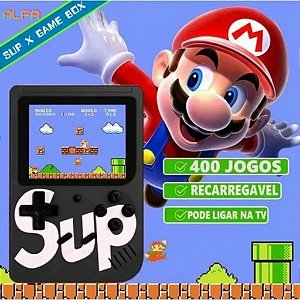 Mini Vídeo Game Portátil colm 400 Jogos. Conecta na TV - R$:98,00
