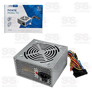 Fonte Gamer 350w Alimentação Computador Amd Intel 110/220v -- R$:125,00