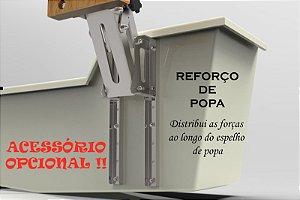 Reforço de popa vertical