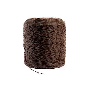 Barbante ou Linha para Crochê Colorido Nº 8 - Marrom Escuro