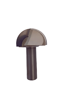 Fresa Meia Esfera / Ponta U /Meia Cana 12mm X 1-1/2 Polegada