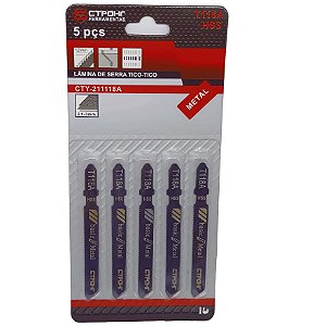 Lamina De Serra Tico Tico Para Metal Basic para Metal T118a