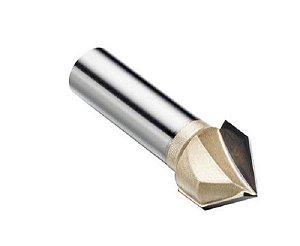 Fresa Gravadora V-Bit 90 Graus Corte V Haste 12mm X 25MM