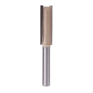 Fresa Reta Para Tupia Haste 6mm X 3/8 (9.5mm)