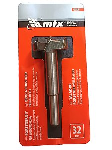 BROCA FORSTNER 32MM EM HSS E METAL RESISTENTE P/ FECHADURAS