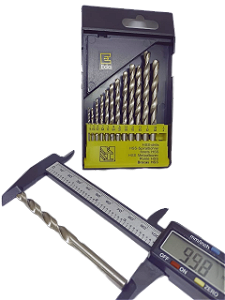 BROCA JG C/13 PCS ACO RAPIDO 1/16" - 1/4"