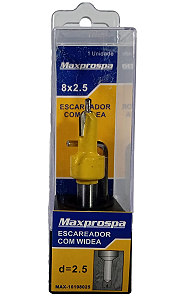 ESCAREADOR COM WIDEA 8MM E Broca de 2.5mm Ajustável e Estojo