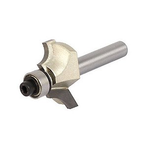 Fresa Quebra Canto / Arredonda Canto Com Rolamento  6mm X 1/2
