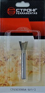 Fresa Rabo De Andorinha Haste 6mm X 1/2'' (12.7mm)