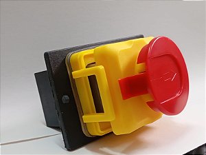 00035866-3 -  Chave Liga Desliga Com Botão Emergencia -  INTERUPTOR FBM-16RE NORMATIZADOR 220V PARA FURADEIRA DE BANCADA MOTOMIL