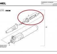 Conjunto de tampas Bosch para ferro de solda a gás2610397236