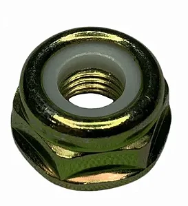 PORCA LAMINA TERRA M10 X 1,25MM ROSCA ESQUERDA