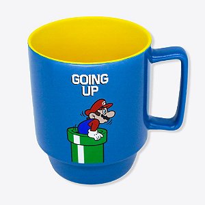 Caneca Tina Mario Bros Luigi Going Up Down Nintendo Game