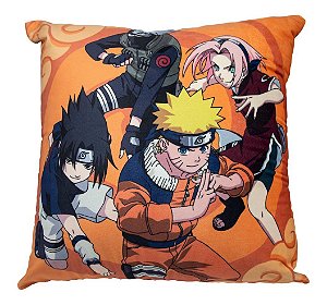 Almofada Naruto Sasuke Sakura E Kakashi Time 7 40x40 Oficial