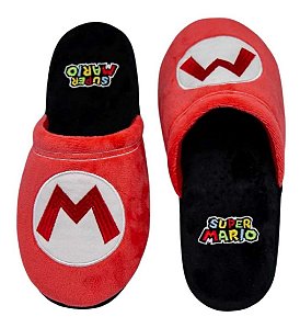 Chinelo De Quarto Masculino Mario Bros