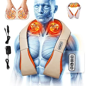 Colete Massageador 3D para Pescoço e Ombro Bivolt