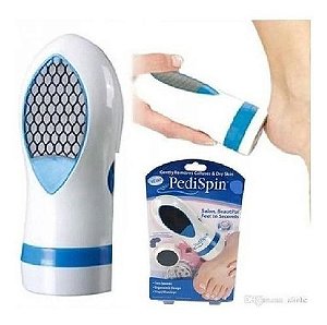 Removedor De Calos Lixador Rachaduras Pele Morta Pedi Spin