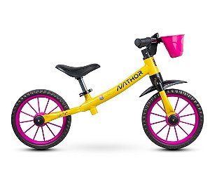 Bicicleta Infantil Aro 12 Sem Pedal Balance Bike Garden - Nathor